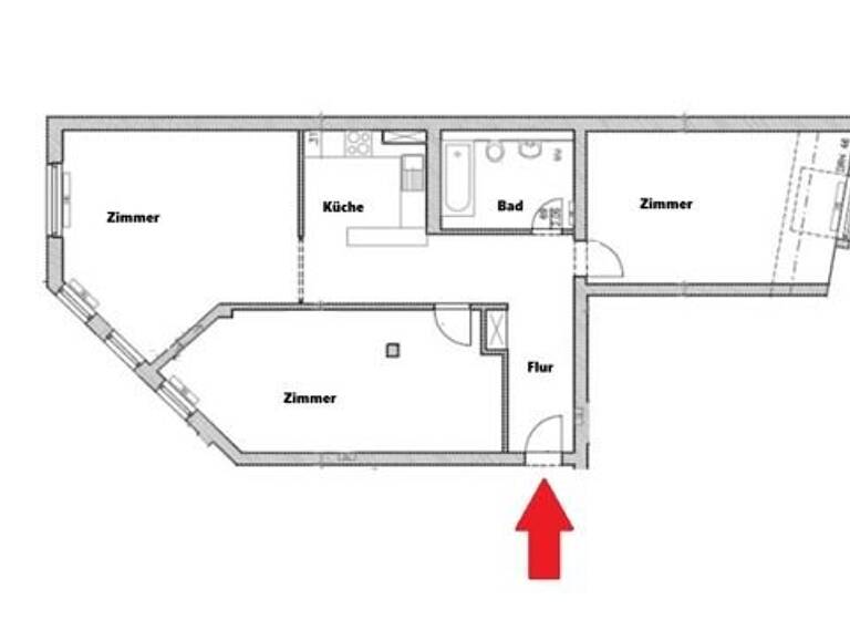 Wohnung zur Miete 750 € 3 Zimmer 94 m²<br/>Wohnfläche Dachgeschoss<br/>Geschoss ab sofort<br/>Verfügbarkeit Gertrud-Piter-Platz 3 Altstadt Brandenburg an der Havel 14770