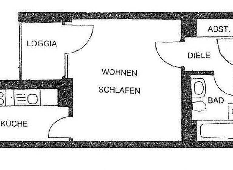 Studio zum Kauf 29.500 € 1 Zimmer 32 m² 2. Geschoss Schloßchemnitz Chemnitz 09113