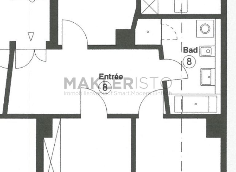 Wohnung zur Miete 930 € 3 Zimmer 80 m² 3. Geschoss frei ab sofort Engelsdorfer Straße 27 Mölkau Leipzig 04316