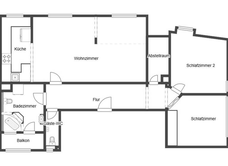 Sonstiges zum Kauf als Kapitalanlage geeignet 299.000 € 3,5 Zimmer 88,8 m² Feuerbach Stuttgart 70469