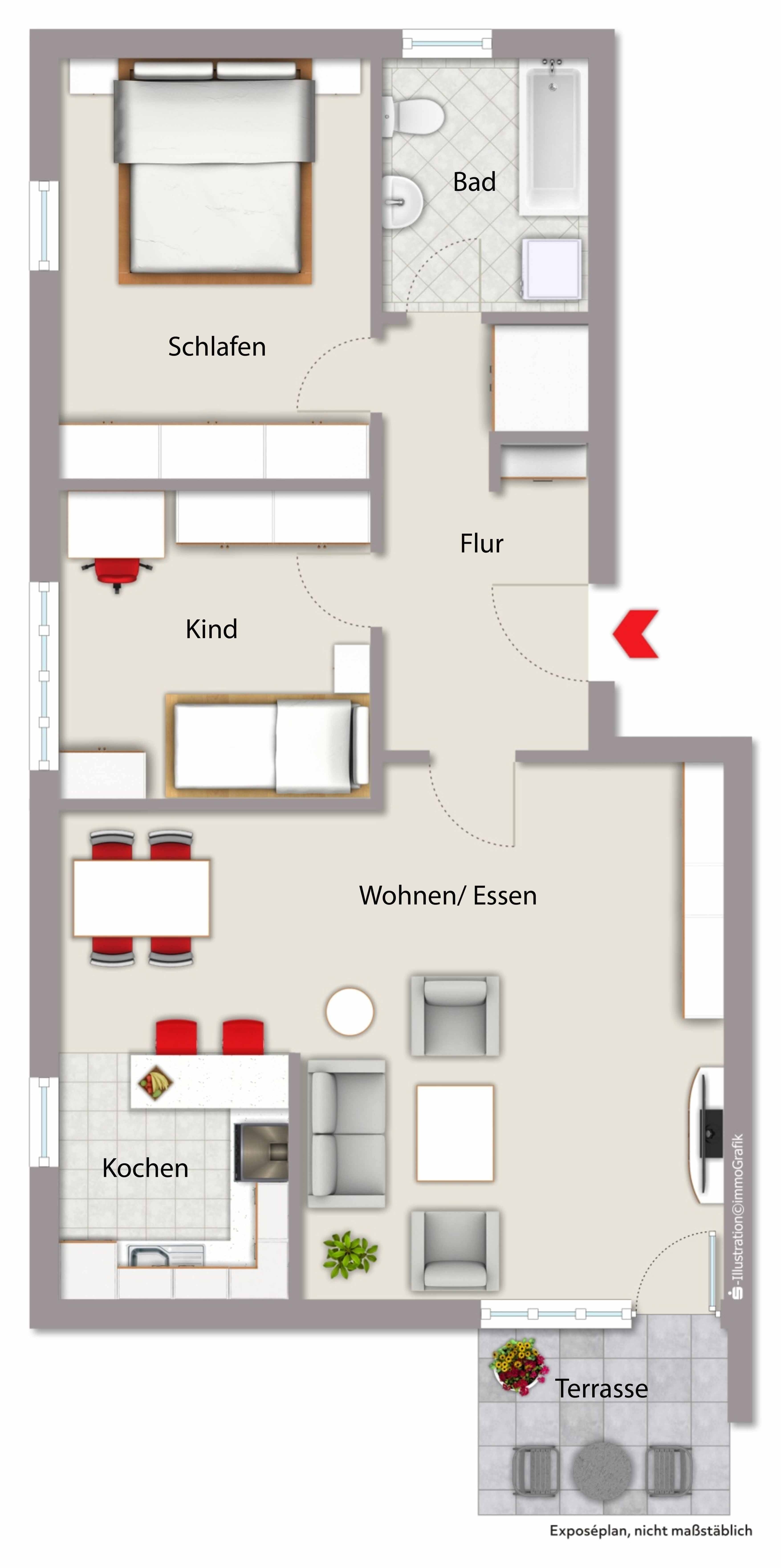 Wohnung zum Kauf 249.000 € 3 Zimmer 82,4 m²<br/>Wohnfläche ab sofort<br/>Verfügbarkeit Weisendorf Weisendorf 91085