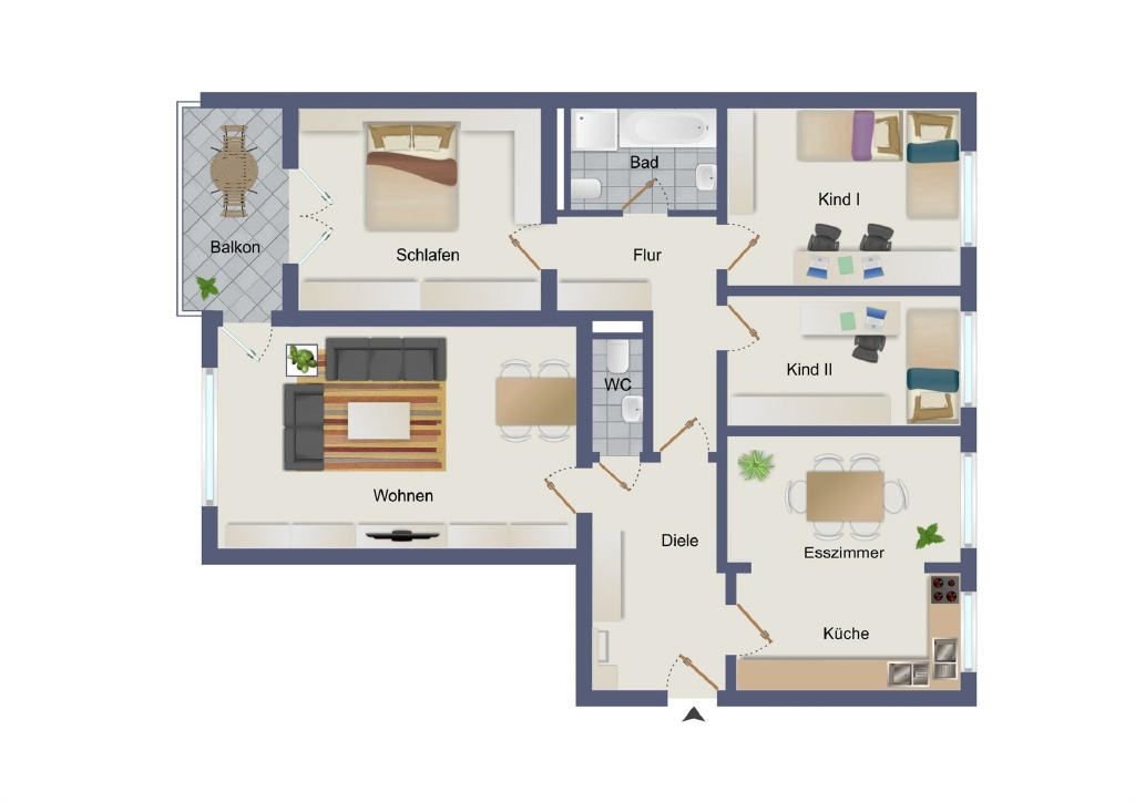 Wohnung zum Kauf 207.000 € 4 Zimmer 110 m²<br/>Wohnfläche Statistischer Bezirk 61 Hamm 59075