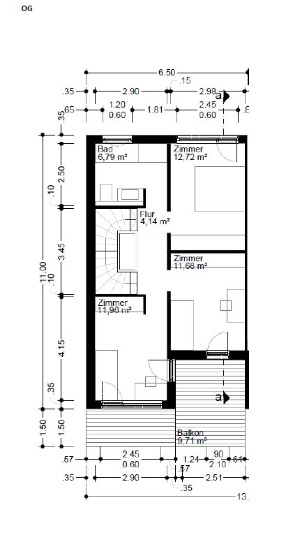 Reihenmittelhaus zur Miete 1.354 € 4 Zimmer 96 m²<br/>Wohnfläche 70 m²<br/>Grundstück St. Ruprecht Klagenfurt 9020