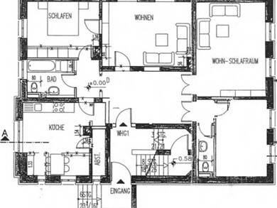 Wohnung zur Miete 600 € 4 Zimmer 105 m² EG Schichtstr. 7 Zittau Zittau 02763