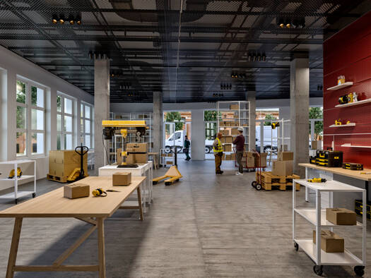 Werkstatt zur Miete - Erstbezug 2.454 € 212 m² Lagerfläche Rothenburgsort Hamburg 20539