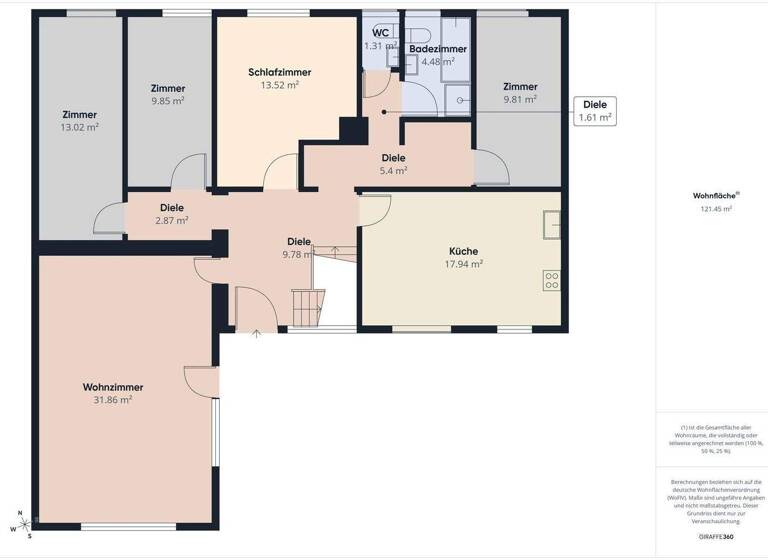 Bungalow zum Kauf 438.000 € 6 Zimmer 152 m² 500 m² Grundstück frei ab sofort Strullendorf 96129