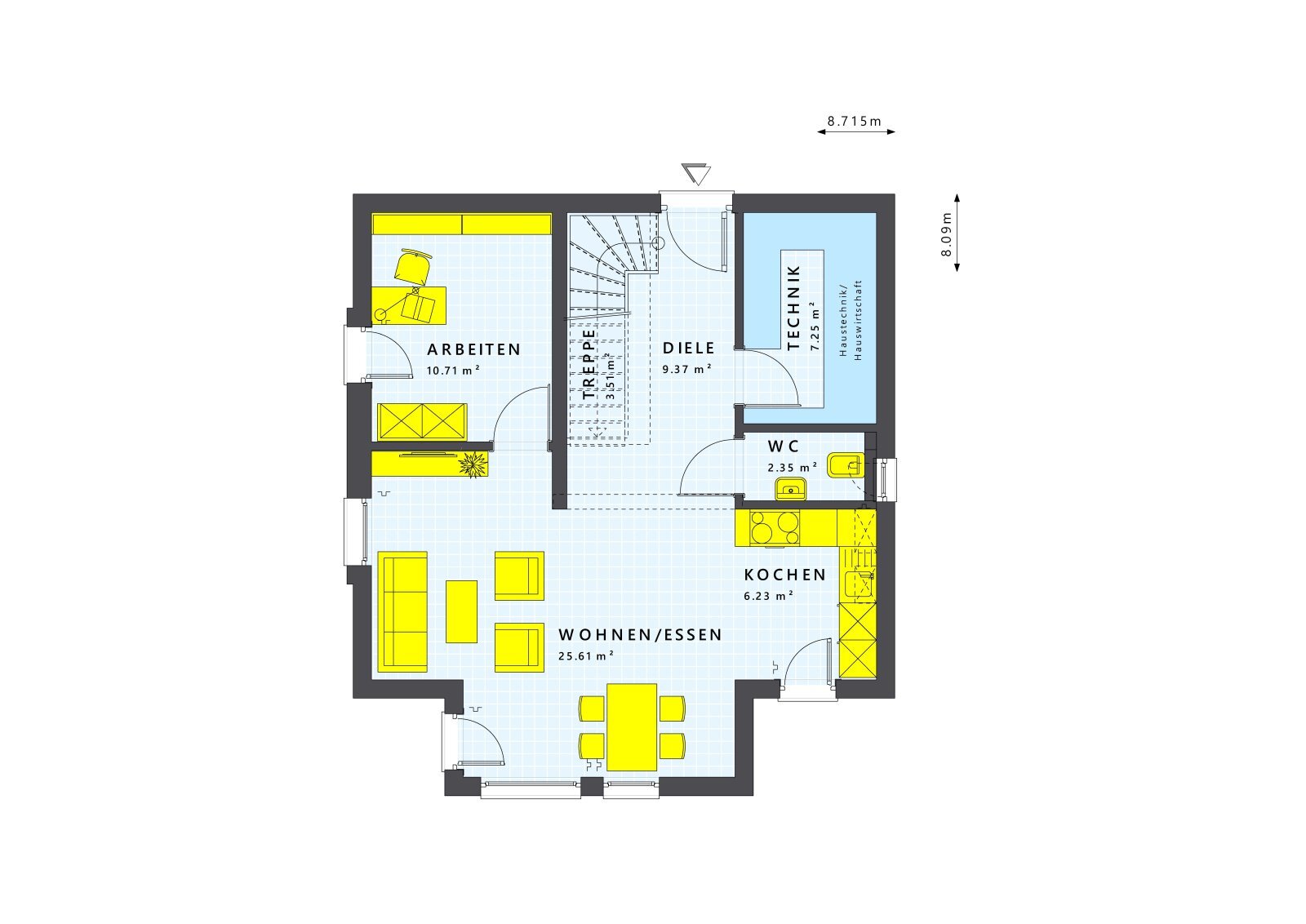 Einfamilienhaus zum Kauf provisionsfrei 352.359 € 3 Zimmer 113 m²<br/>Wohnfläche 450 m²<br/>Grundstück Colditz Colditz 04680