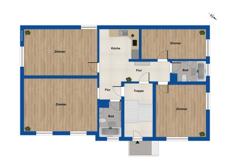 Wohnung zum Kauf 445.000 € 4 Zimmer 97,8 m² EG Innenstadt Augsburg 86152