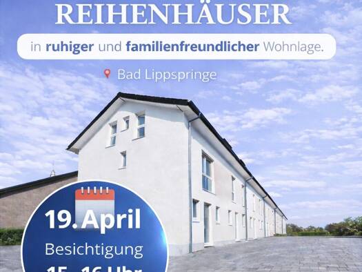 Reihenmittelhaus zum Kauf - Erstbezug provisionsfrei 399.900 € 5 Zimmer 102,5 m² 662 m² Grundstück frei ab sofort Bad Lippspringe 33175