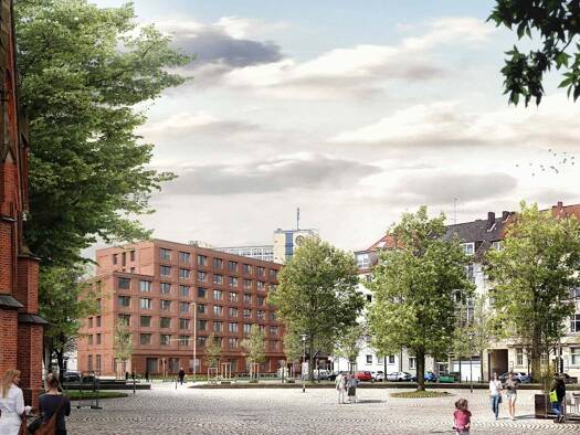 Studio zur Miete 383 € 1 Zimmer 25,5 m² 5. Geschoss frei ab 01.10.2026 Körnerstr. 16 Mitte Hannover 30159