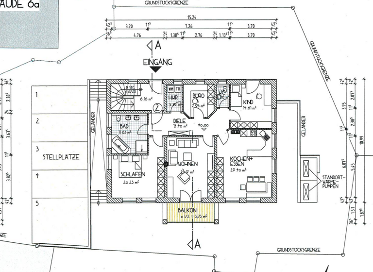Wohnung zum Kauf 385.000 € 4 Zimmer 126,1 m² Saderreut Büchlberg 94124