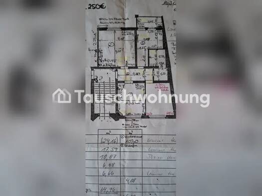 Wohnung zur Miete Tauschwohnung 500 € 3 Zimmer 65 m² 3. Geschoss Johannesvorstadt Erfurt 99085