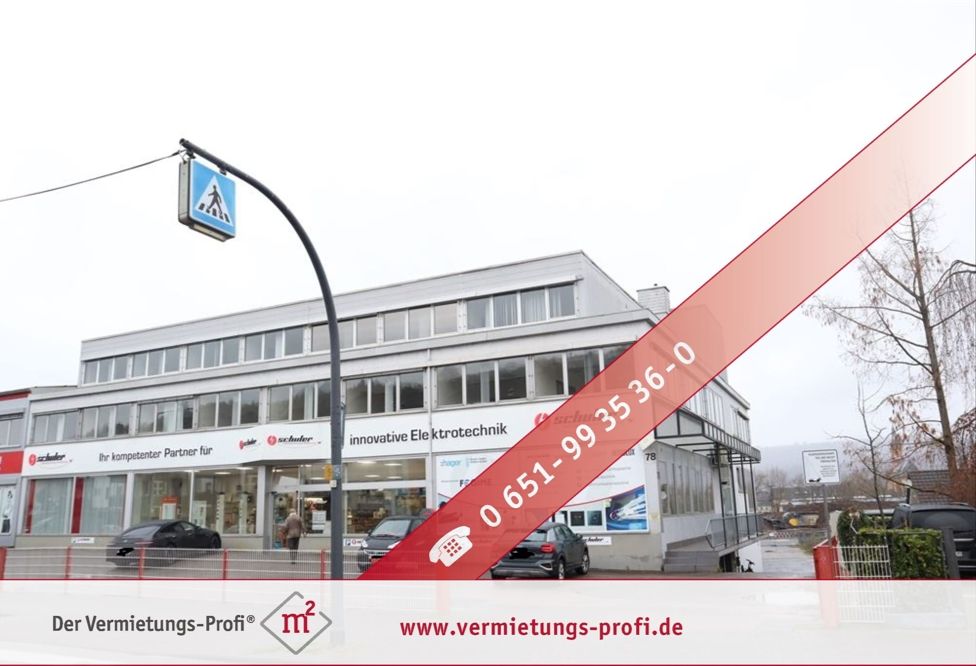 Bürogebäude zur Miete 9.496,20 € 31 Zimmer 1.312 m²<br/>Bürofläche Alt-Kürenz 3 Trier 54295