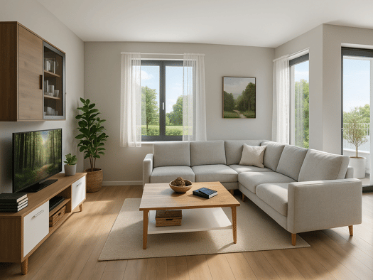 Wohnung zum Kauf - Erstbezug provisionsfrei 3 Zimmer 100 m² Geschoss EG/3 frei ab sofort Hünighäuser Weg 7 Bad Arolsen Bad Arolsen 34454