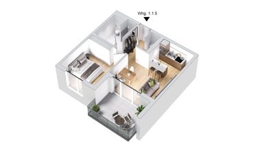 Wohnung zum Kauf provisionsfrei 231.345 € 2,5 Zimmer 51,4 m² Dietenheim Dietenheim 89165