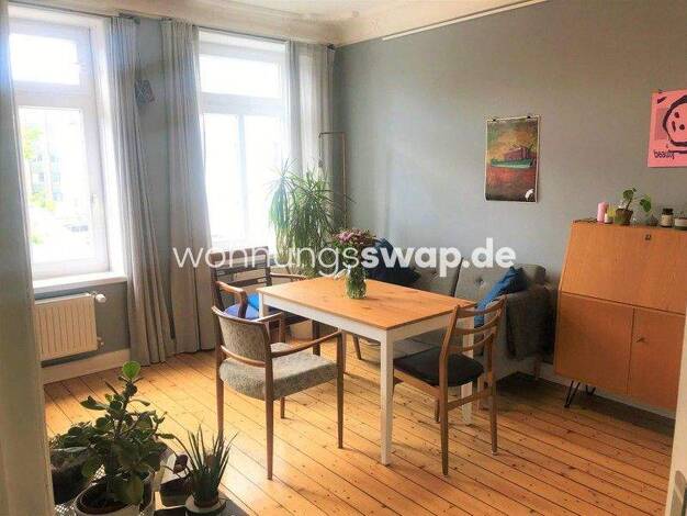 Wohnung zur Miete Tauschwohnung 855 € 3 Zimmer 52 m² 1. Geschoss Winterhude Hamburg 22303