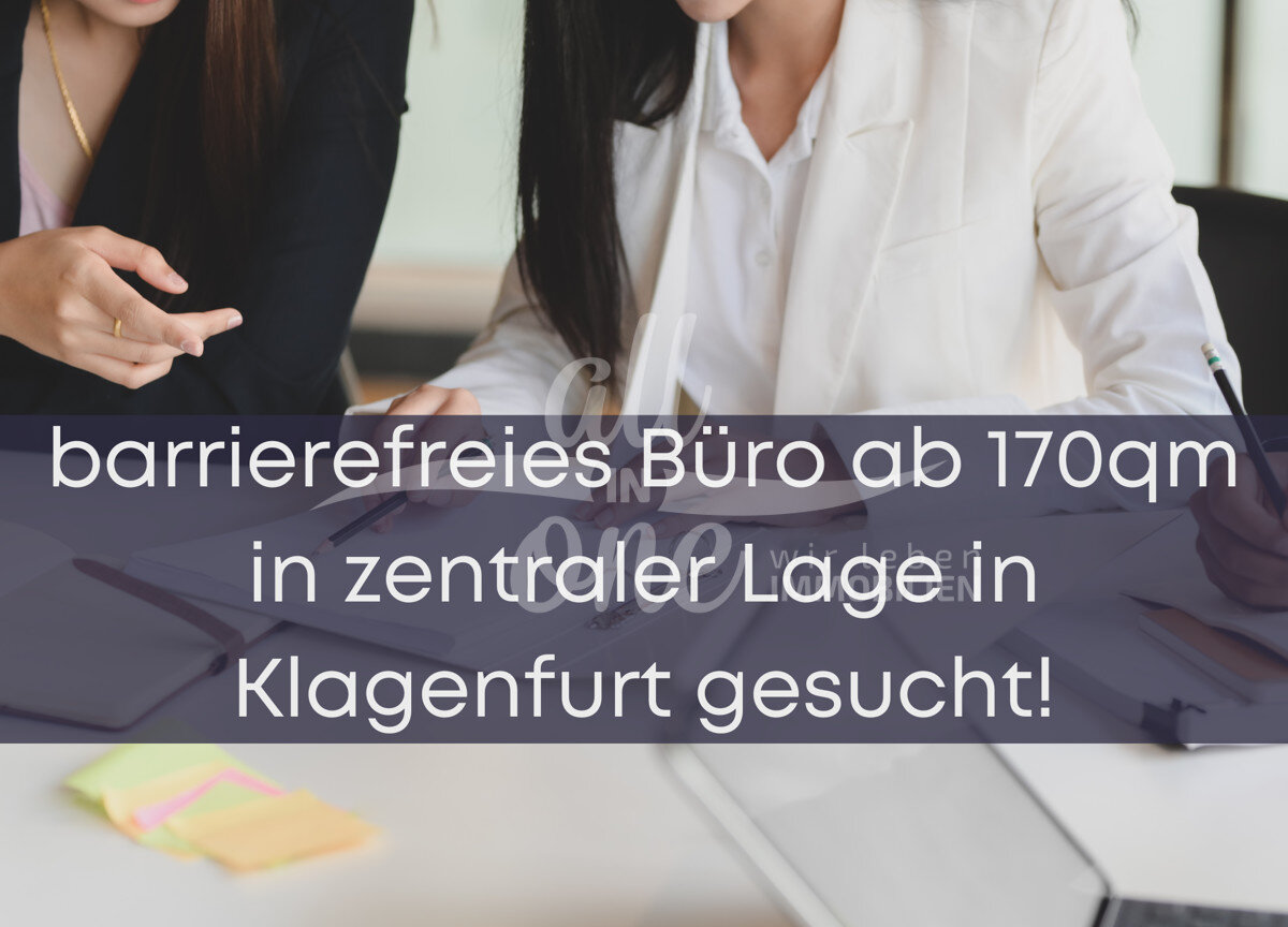 Bürofläche zur Miete 1.234 € 170 m²<br/>Bürofläche Innere Stadt Klagenfurt 9020