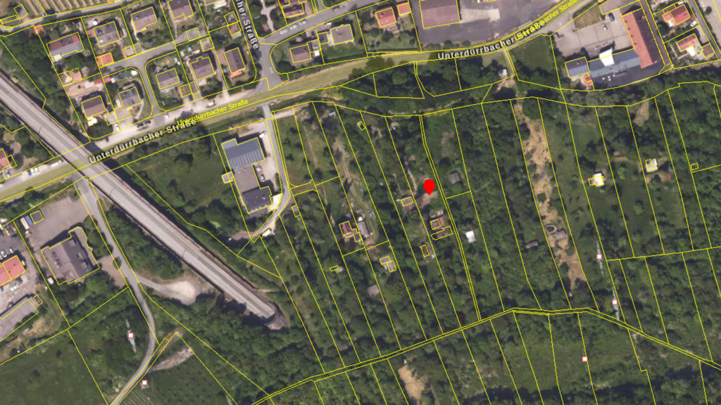 Grundstück zum Kauf 50.000 € 2.194 m² Grundstück Unterdürrbacher Straße 164 Unterdürrbach Würzburg 97080