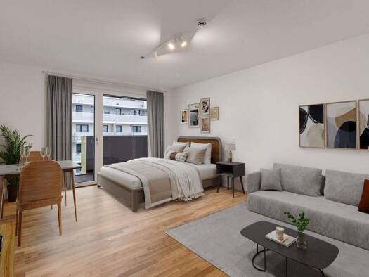 Studio zur Miete - Erstbezug 964 € 1 Zimmer 32,3 m² 20. Geschoss Dresdner Straße Wien 1200