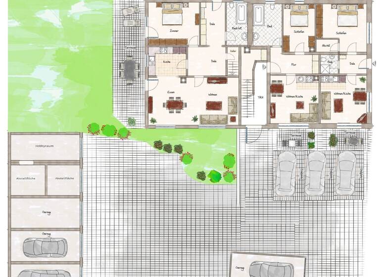 Mehrfamilienhaus zum Kauf 1.795.000 € 17 Zimmer 500 m² 1.138 m² Grundstück Anzing 85646