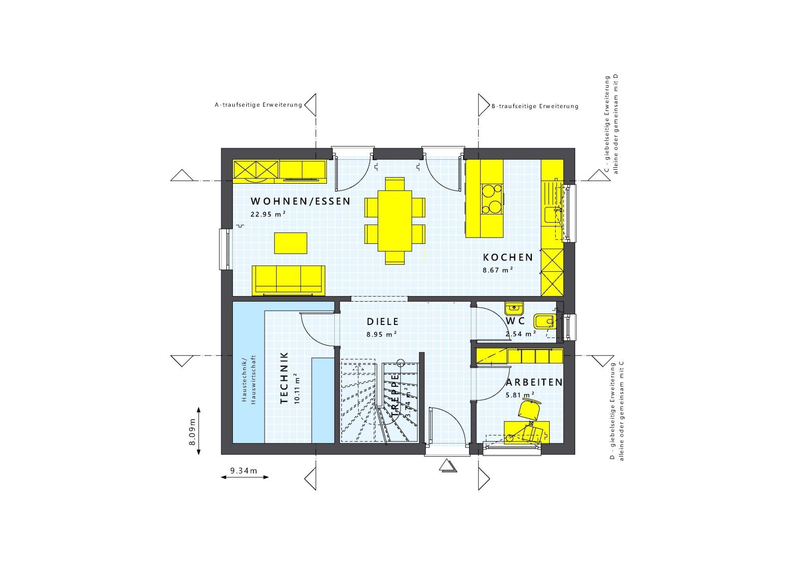 Einfamilienhaus zum Kauf 345.890 € 4 Zimmer 125 m²<br/>Wohnfläche Elbenberg Naumburg-OT 34311