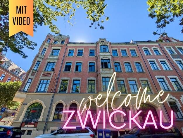 Wohnung zur Miete 615 € 3 Zimmer 82 m² 4. Geschoss Osterweihstraße 6 a Innenstadt Zwickau 08056