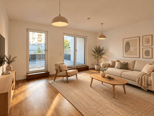 Wohnung zum Kauf - Erstbezug provisionsfrei 920.000 € 4 Zimmer 102,3 m² frei ab sofort Bornheim Frankfurt am Main 60385