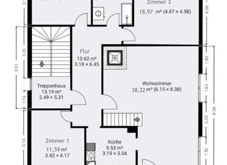 Wohnung zur Miete - Erstbezug 1.999 € 6 Zimmer 170 m² 1. Geschoss frei ab sofort Weng Fahrenzhausen 85777
