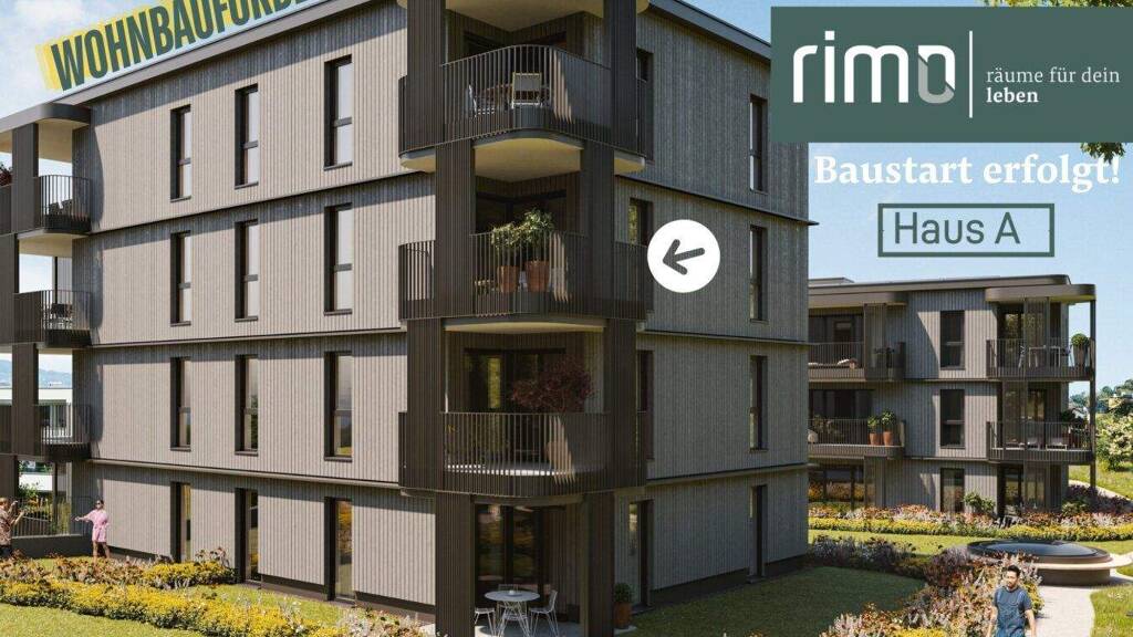 Terrassenwohnung zum Kauf - Erstbezug 357.000 € 2 Zimmer 51,7 m² 2. Geschoss Littastraße 12 Götzis 6840