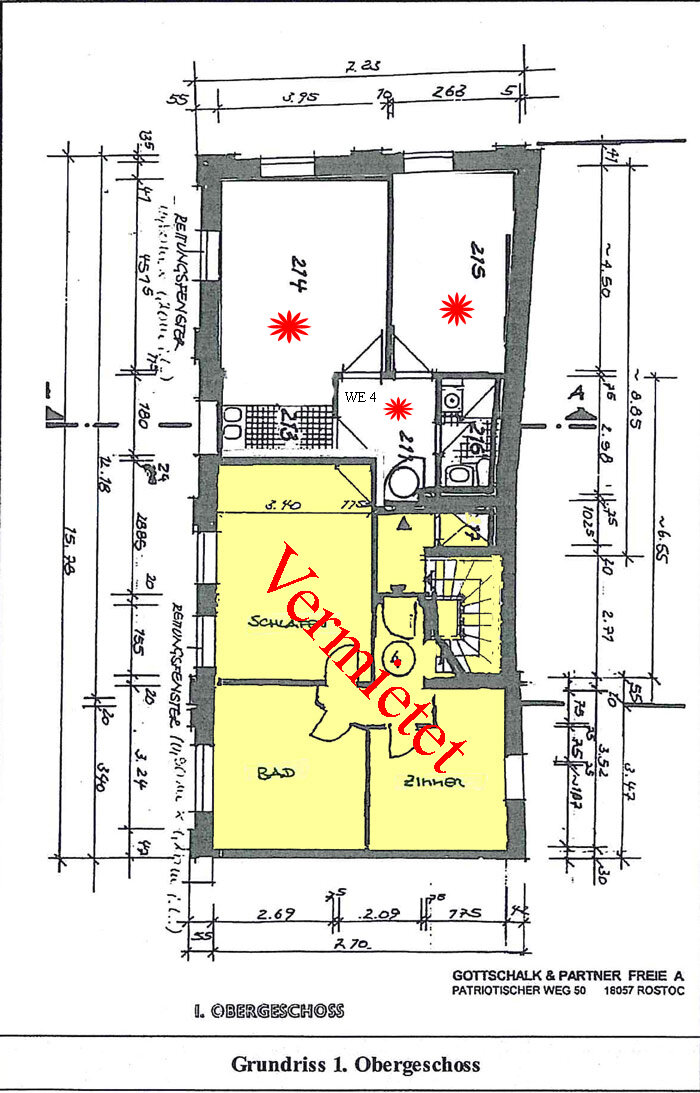 Wohnung zur Miete 349 € 2 Zimmer 42 m²<br/>Wohnfläche 1.<br/>Geschoss 01.03.2025<br/>Verfügbarkeit Schrammsche Mühle Stralsund 18437