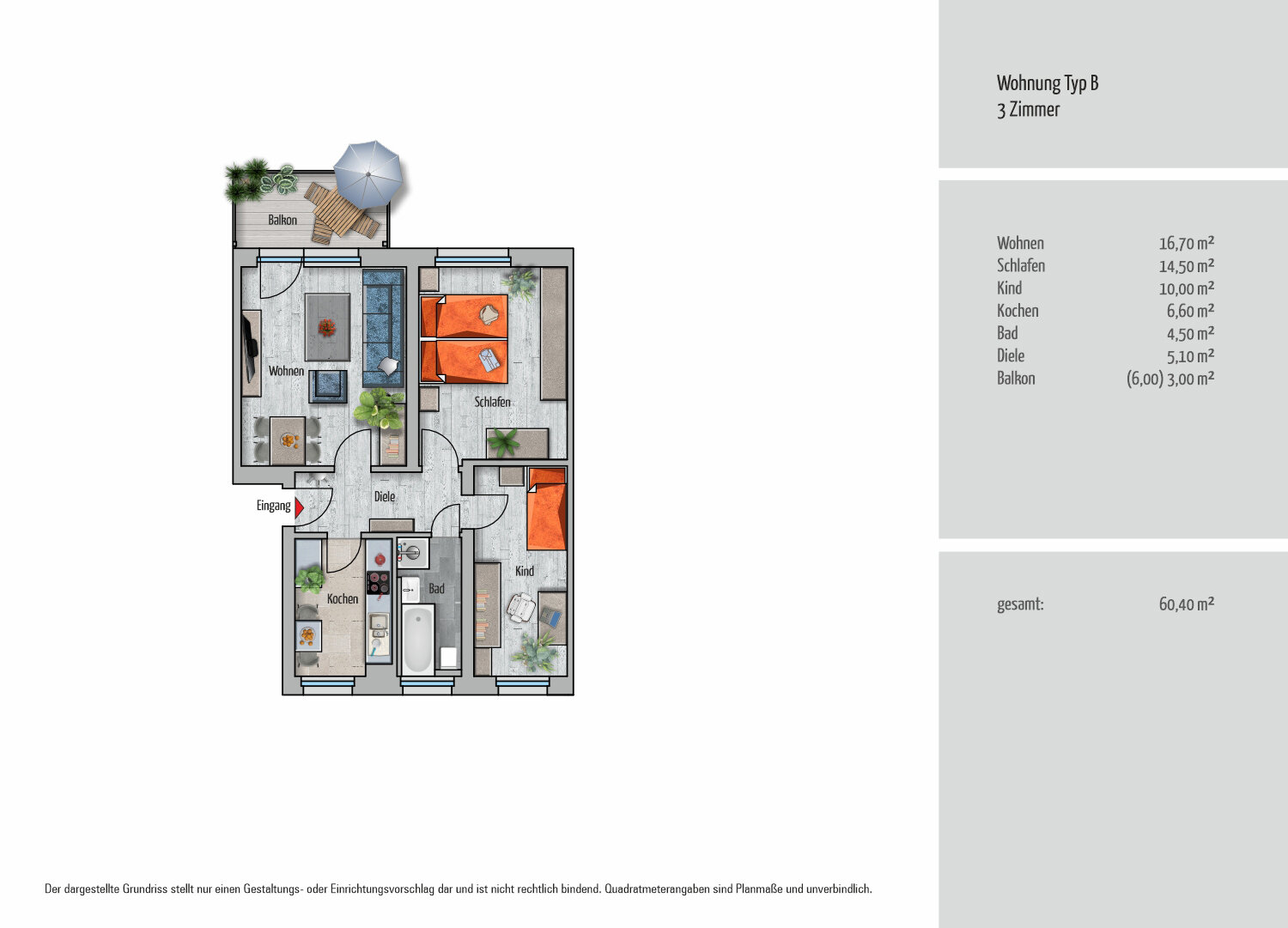 Wohnung zur Miete 435 € 3 Zimmer 60,4 m²<br/>Wohnfläche EG<br/>Geschoss Heinrich-Beck-Straße 56 Kaßberg 915 Chemnitz 09112