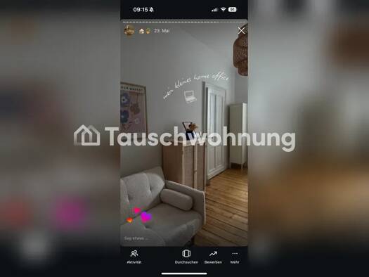 Maisonette zur Miete Tauschwohnung 1.600 € 3 Zimmer 120 m² 2. Geschoss Kessenich Bonn 53129