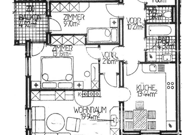 Wohnung zur Miete 1.270 € 3 Zimmer 76,4 m² 1. Geschoss Berchat Stans 6135