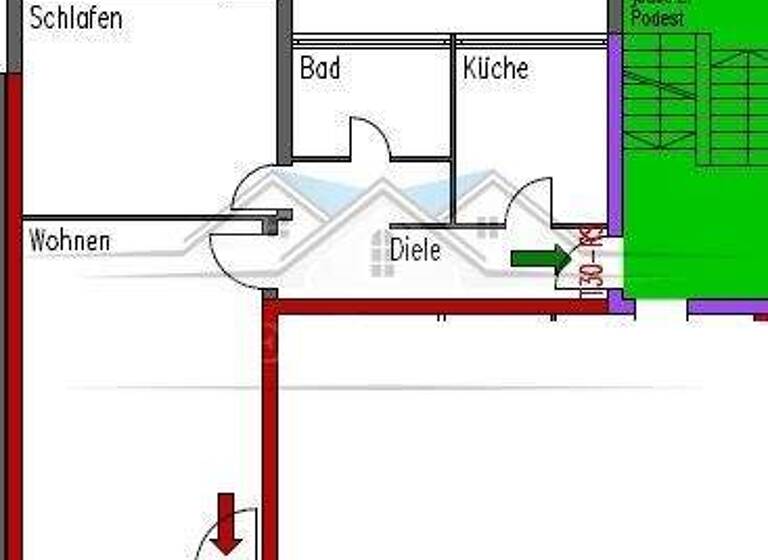 Wohnung zum Kauf 185.000 € 2 Zimmer 64 m² 6. Geschoss Bad Nauheim 61231