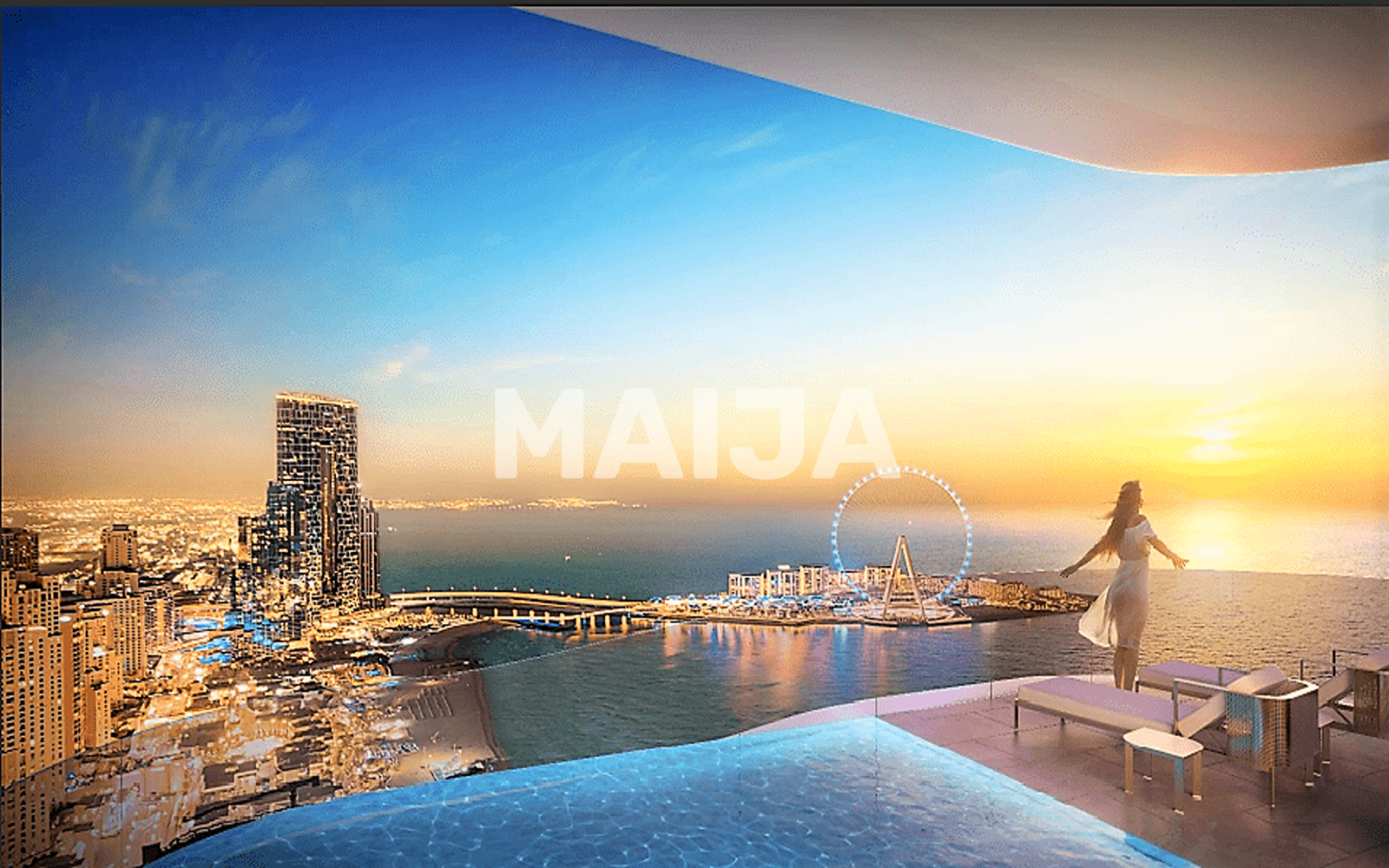 Apartment zum Kauf 5.944.526 € 5 Zimmer 293,1 m²<br/>Wohnfläche 1.<br/>Geschoss Sensoria, JBR, Dubai Marina, Dubai Dubai Jumeirah 