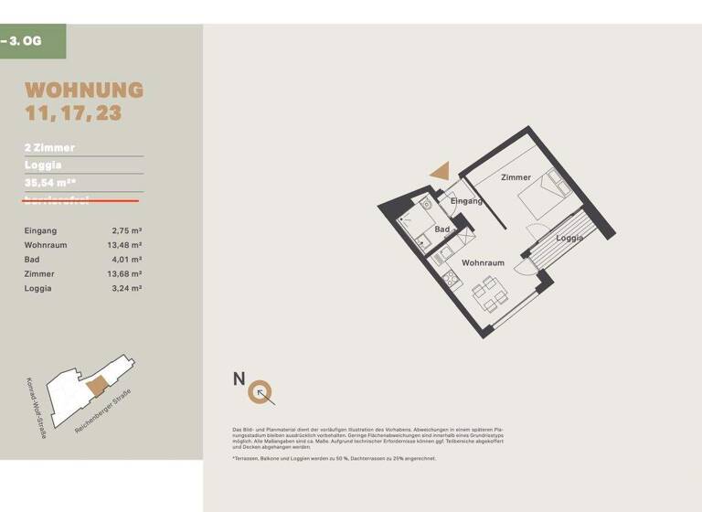 Wohnung zum Kauf - Erstbezug provisionsfrei 278.000 € 2 Zimmer 35,5 m² 3. Geschoss frei ab 01.06.2026 Reichenberger Straße 11 Alt-Hohenschönhausen Berlin 13055