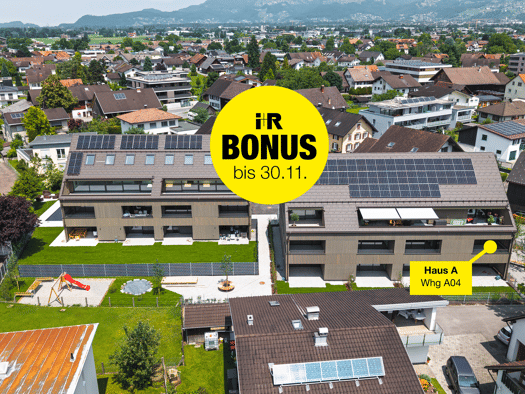 Terrassenwohnung zum Kauf - Erstbezug 545.000 € 3 Zimmer 77,8 m² Ringstraße 19 Feldkirch 6800