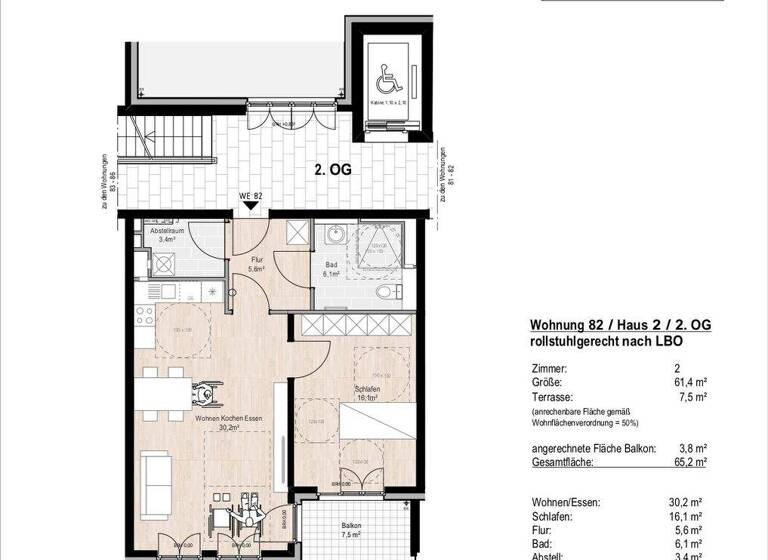 Wohnung zum Kauf - Erstbezug provisionsfrei 399.000 € 2 Zimmer 65,2 m² 2. Geschoss Buchholz 21244