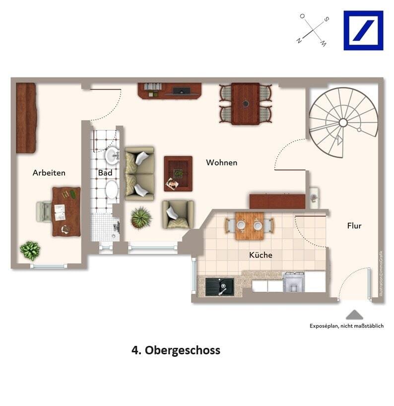 Maisonette zum Kauf 499.000 € 2,5 Zimmer 89,6 m²<br/>Wohnfläche 4.<br/>Geschoss Friedrichshain Berlin 10247