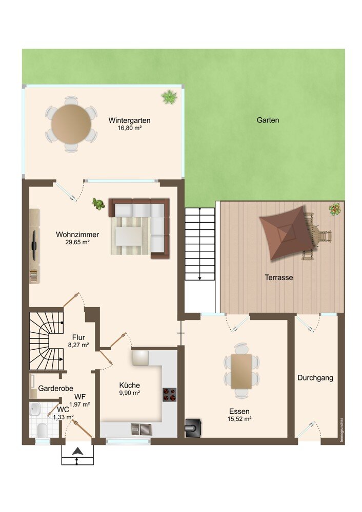 Reihenendhaus zum Kauf 495.000 € 7 Zimmer 167 m²<br/>Wohnfläche 417 m²<br/>Grundstück Oberisling - Graß Regensburg 93053