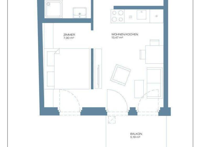 Wohnung zum Kauf provisionsfrei 313.200 € 2 Zimmer 30,4 m² 4. Geschoss Ruthnergasse Wien 1210