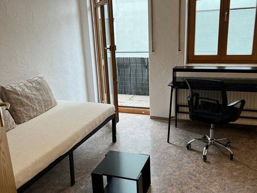 Studio zur Miete 530 € 1 Zimmer 28 m² Geschoss 1/2 frei ab sofort Hüttendorfer Straße 4 Hüttendorf Erlangen 91056