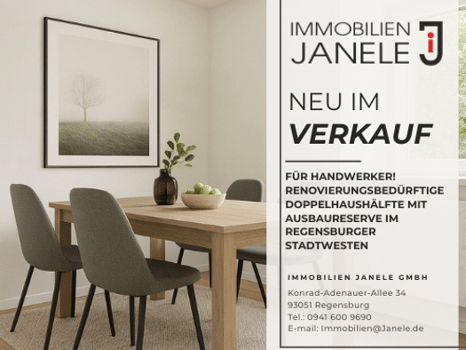 Haus zum Kauf 260.000 € 3 Zimmer 90 m² Großprüfening-Dechbetten-Königswiesen Regensburg 93049
