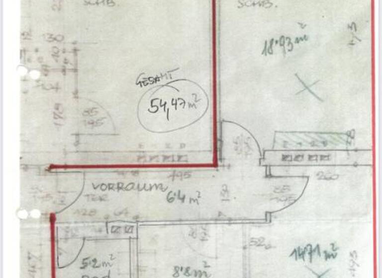Wohnung zum Kauf 137.000 € 2 Zimmer 55 m² Ufer Linz 4030