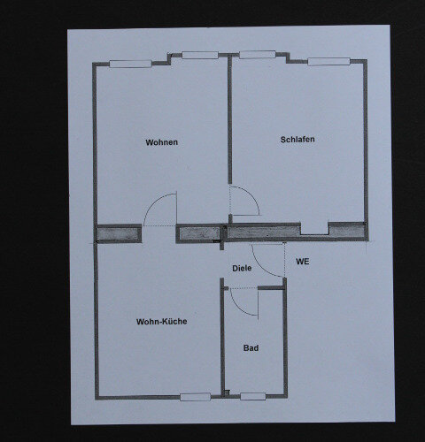 Wohnung zur Miete 500 € 2 Zimmer 62 m²<br/>Wohnfläche 2.<br/>Geschoss ab sofort<br/>Verfügbarkeit Lürrip Mönchengladbach 41065