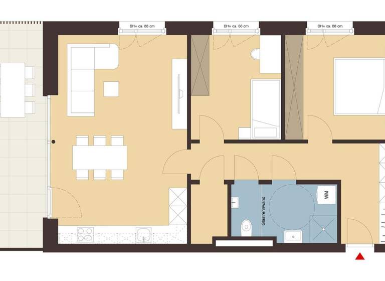 Wohnung zum Kauf - Erstbezug 589.000 € 3 Zimmer 73,9 m² Weidenweg Dornbirn 6850
