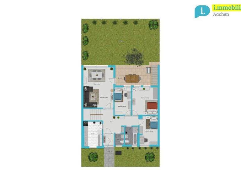 Reihenmittelhaus zum Kauf 476.619 € 7 Zimmer 145 m² 367 m² Grundstück Aachen 52074