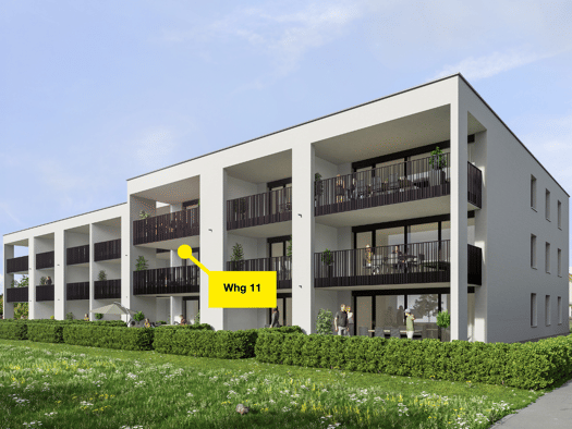 Terrassenwohnung zur Miete - Erstbezug 1.420 € 3 Zimmer 65,7 m² Neugrütt 4 Fußach 6972