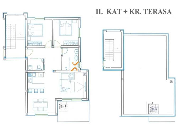 Wohnung zum Kauf 420.000 € 3 Zimmer 101 m² 2. Geschoss Diklo - Puntamika