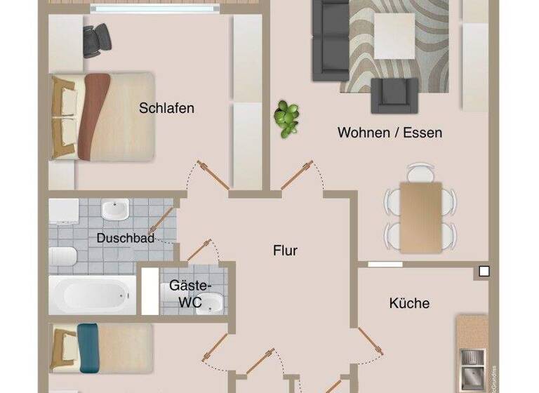 Wohnung zur Miete 1.190 € 3 Zimmer 85 m² Quickborn 25451